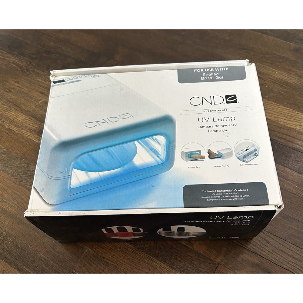 CND Electronics UV Lamp for Shellac & Brisa Gel Manicure/Pedicure CND08200-110V